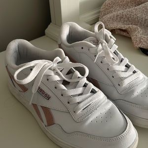 White Reebok sneakers